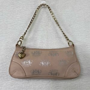Juicy Couture Vintage Pink Leather chain Shoulder purse